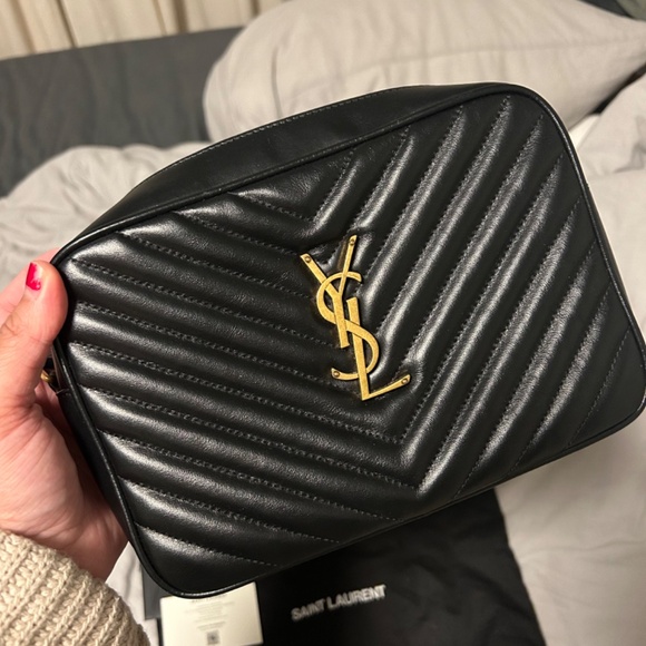 SOLD. YSL Lou Camera Bag w/ Tassel - Picture 2 of 10